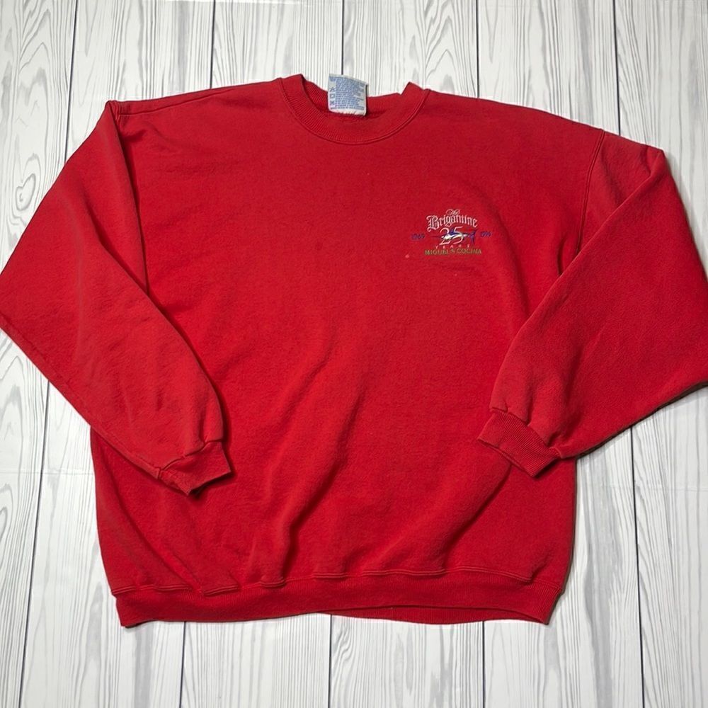90s Vintage Brigantine embroidered sweatshirt L